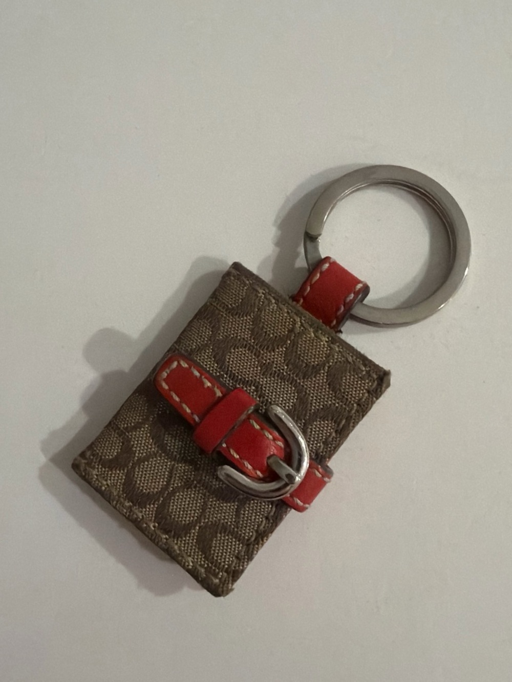 Vintage Coach Photo Frame Keychain